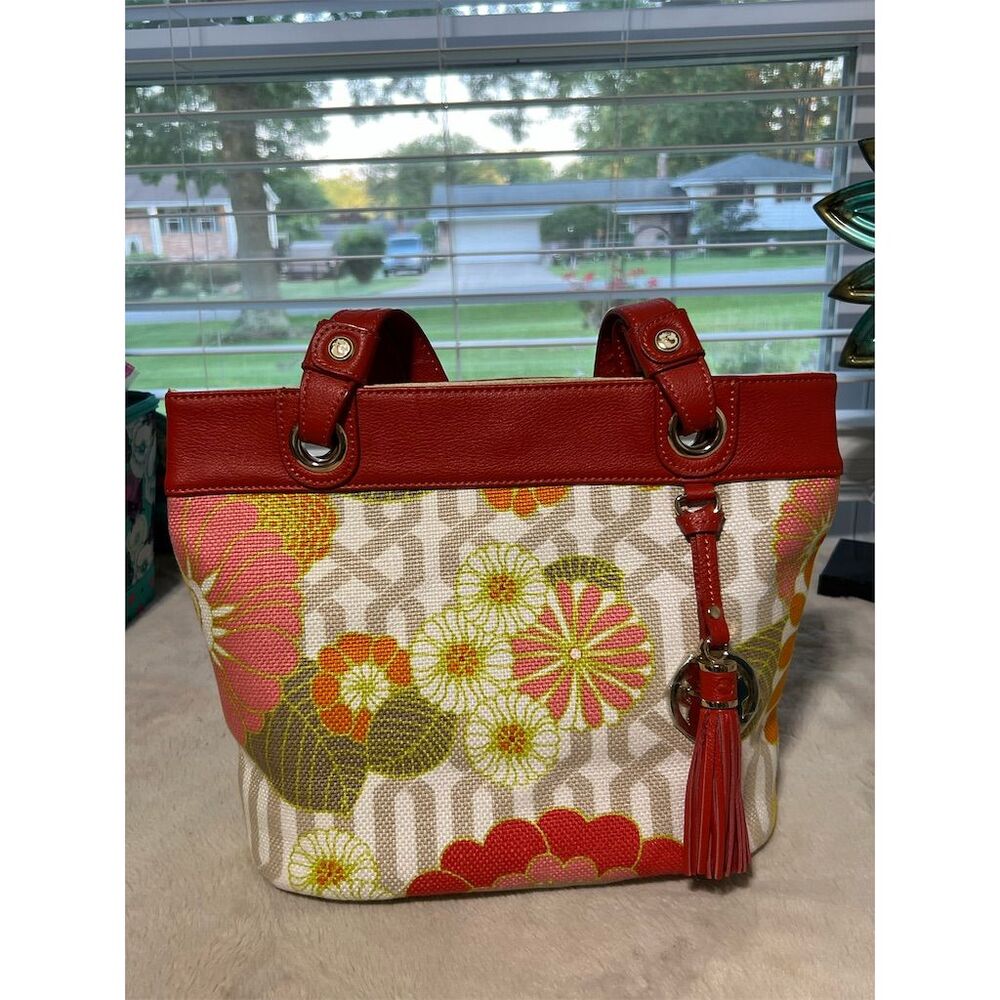 Spartina 449 Women's Floral Tote Bag Multicolor Medium Casual